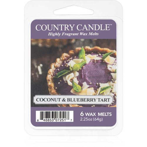 Coconut & Blueberry Tart cera per lampada aromatica 64 g - Country Candle - Modalova