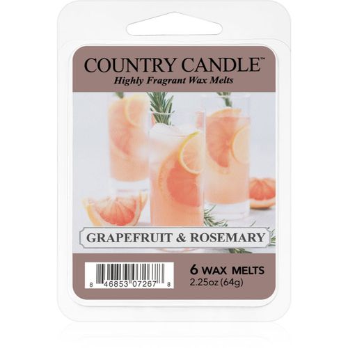 Grapefruit & Rosemary cera per lampada aromatica 64 g - Country Candle - Modalova