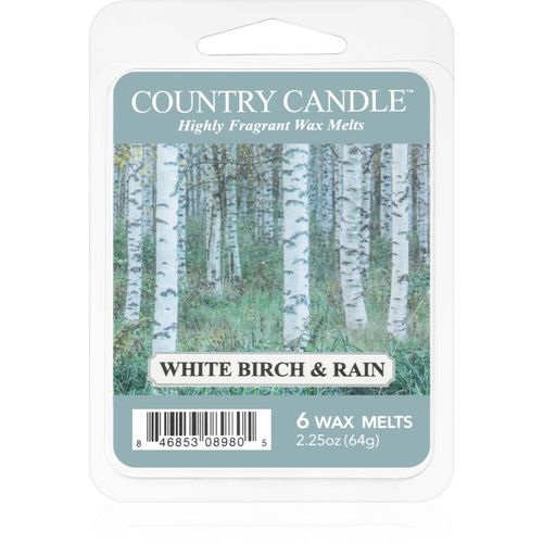 White Birch & Rain cera per lampada aromatica 64 g - Country Candle - Modalova