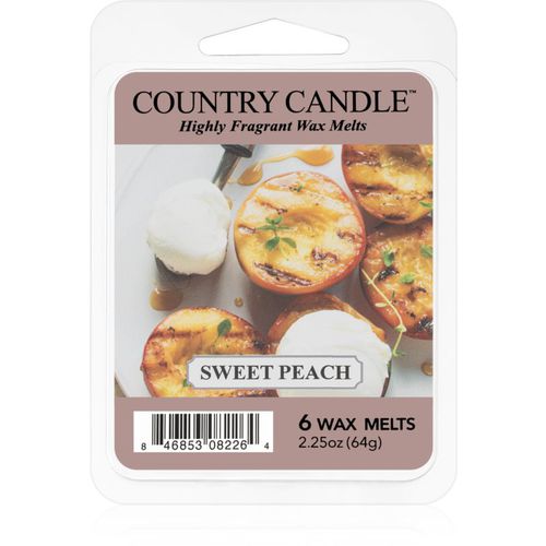 Sweet Peach wachs für aromalampen 64 g - Country Candle - Modalova