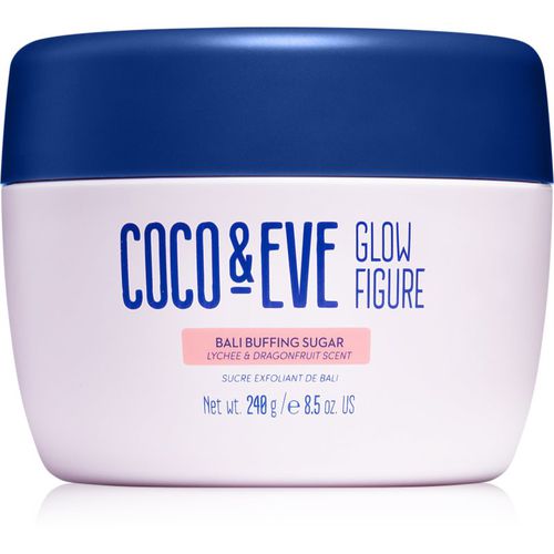 Glow Figure Bali Buffing Sugar exfoliante de azúcar con efecto suavizante 240 g - Coco & Eve - Modalova