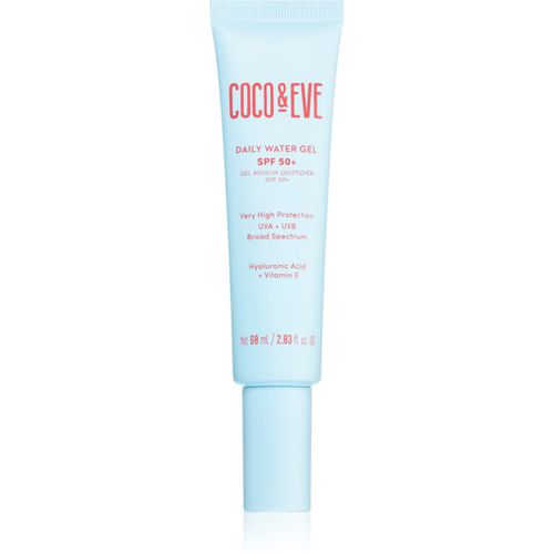 SPF 50+ Daily Water Gel loción protectora de textura ligera para el rostro SPF 50+ 60 ml - Coco & Eve - Modalova