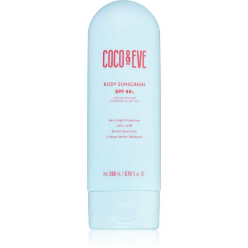 SPF 50+ Body Sunscreen loción protectora de textura ligera SPF 50+ 200 ml - Coco & Eve - Modalova