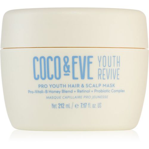 Youth Revive Pro Youth Hair & Scalp Mask maschera rivitalizzante contro i segni di invecchiamento dei capelli 212 ml - Coco & Eve - Modalova