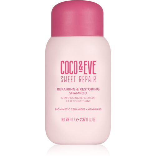 Sweet Repair Repairing & Restoring Shampoo shampoo rigenerante intenso per capelli rovinati e tinti 70 ml - Coco & Eve - Modalova