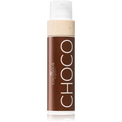 CHOCO aceite nutritivo y bronceador sin factor de protección con aroma Chocolate 110 ml - COCOSOLIS - Modalova