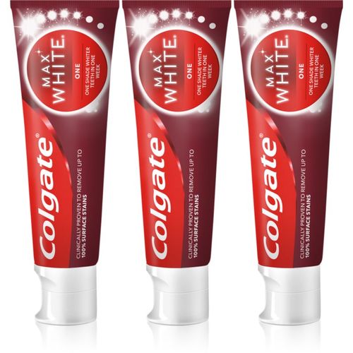 Max White One pasta de dientes blanqueadora 3x75 ml - Colgate - Modalova