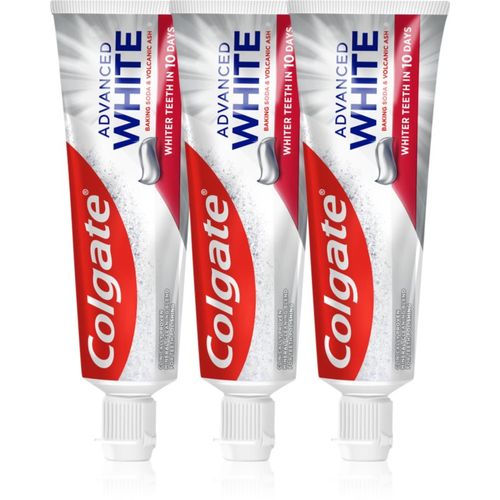 Advanced White Volcanic Ash and Baking Soda pasta de dientes natural 3x75 ml - Colgate - Modalova