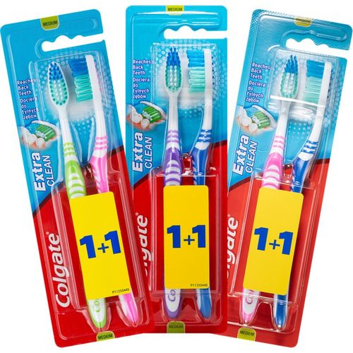 Extra Clean Medium cepillo de dientes medio 2 ud - Colgate - Modalova
