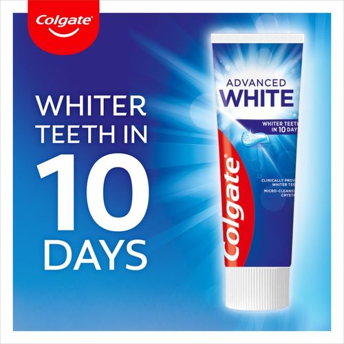Advanced White pasta de dientes blanqueadora con efecto antimanchas en el esmalte 75 ml - Colgate - Modalova
