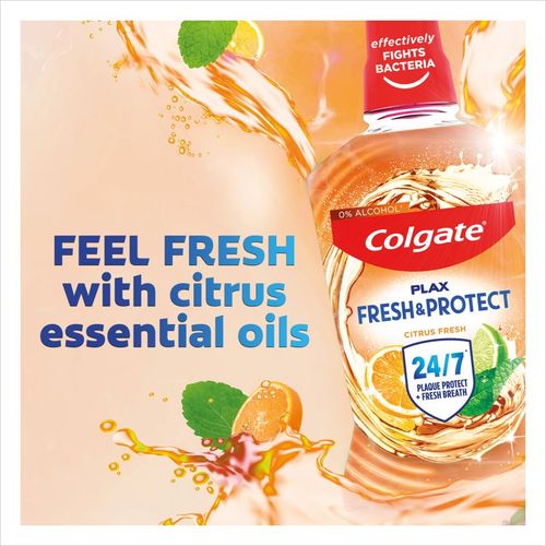 Plax Citrus Fresh enjuague bucal 500 ml - Colgate - Modalova
