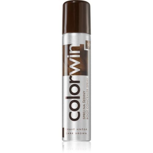 Hair spray retoca-raíces instantáneo tono Dark Brown 75 ml - Colorwin - Modalova