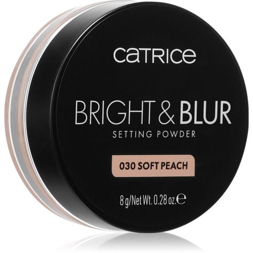Bright & Blur polvos sueltos con efecto iluminador tono 030 Soft Peach 8 g - Catrice - Modalova