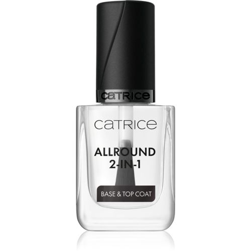 Allround 2-in-1 prebase y esmalte de uñas de acabado 2 en 1 2 en 1 transparente 10.5 ml - Catrice - Modalova