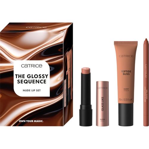 The Glossy Sequence Nude Lip Set set para labios - Catrice - Modalova