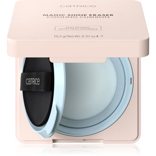 Magic Shine Eraser Cooling Cushion prebase de maquillaje matificante con efecto frío tono C010 Cool Cloud 10.5 g - Catrice - Modalova