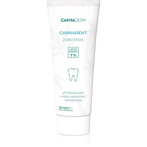 Cannadent Alkaline toothpaste pasta dental con hierbas con aceite de cáñamo 75 g - Cannaderm - Modalova