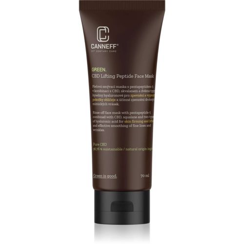 Green CBD Lifting Peptide Face Mask mascarilla reafirmante con efecto lifting con péptidos 70 ml - Canneff - Modalova