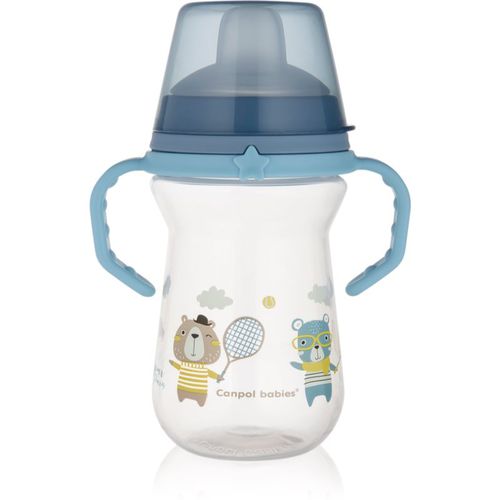 Bonjour Paris taza con asas Blue 6m+ 250 ml - Canpol Babies - Modalova