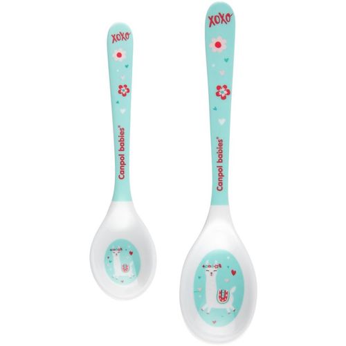 Exotic Animals Spoon cuchara Turquoise 2 ud - Canpol babies - Modalova