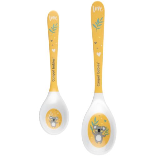 Exotic Animals Spoon cuchara Yellow 2 ud - Canpol babies - Modalova