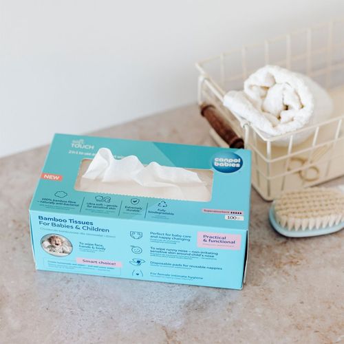 Bamboo Tissues Postpartum Pads toallitas de bambú 100 ud - Canpol babies - Modalova