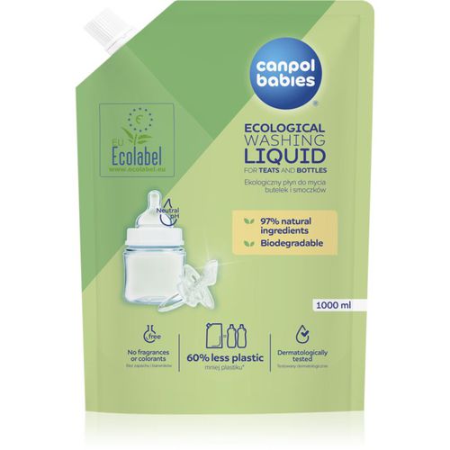 Ecological Washing Liquid Waschmittel für Babyartikel Ersatzfüllung 1000 ml - Canpol Babies - Modalova