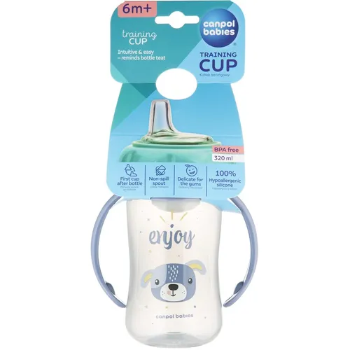Cute Animals Training Cup vaso de entrenamiento Dog 6m+ 1 ud - Canpol babies - Modalova