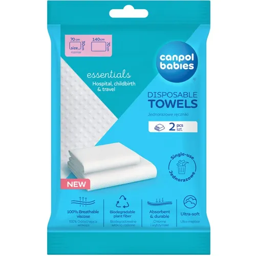 Disposable Towels toallas desechables 2 ud - Canpol babies - Modalova