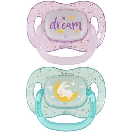 NIGHTGLOW Girl chupete 6-18 m 2 ud - Canpol babies - Modalova