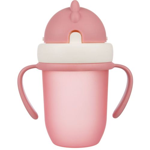Matt taza con pajita 9+ m Pink 1 ud - Canpol babies - Modalova