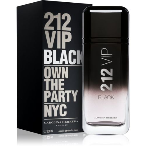 VIP Black Eau de Parfum para hombre 200 ml - Carolina Herrera - Modalova