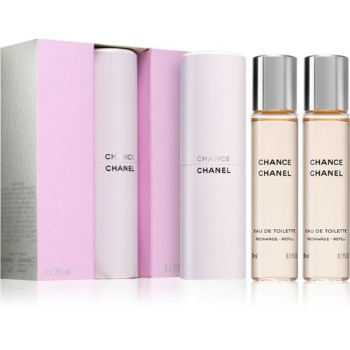 Chance Eau de Toilette da donna 3x20 ml - Chanel - Modalova