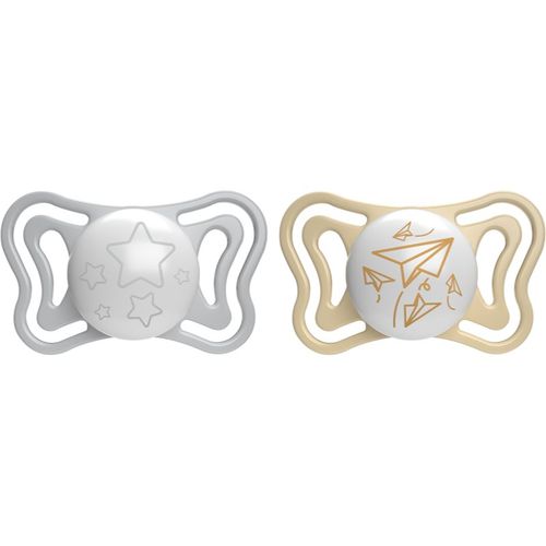 Physio Light Physio Forma Night chupete 6-16 m Grey/Gold 2 ud - Chicco - Modalova
