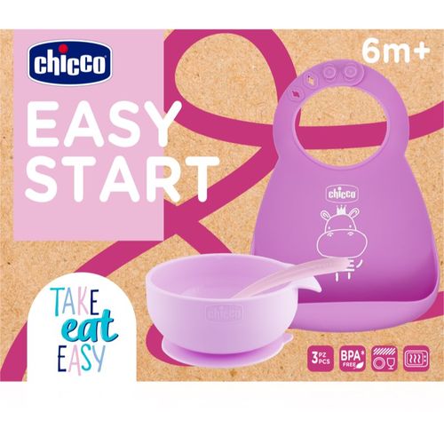 Easy Start 6m+ set de vajilla para niños Pink - Chicco - Modalova