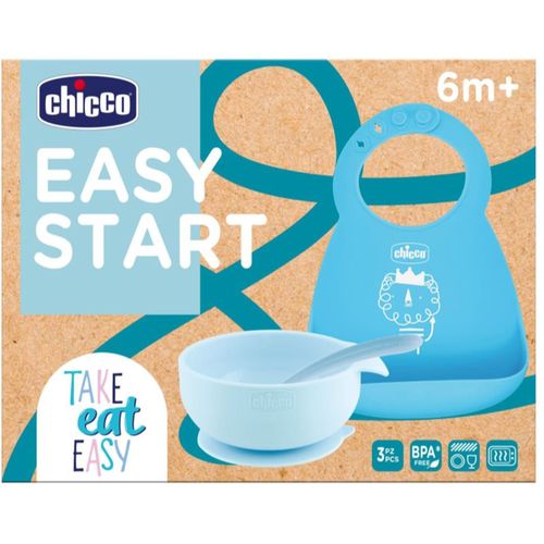 Easy Start 6m+ set de vajilla para niños Blue 1 ud - Chicco - Modalova