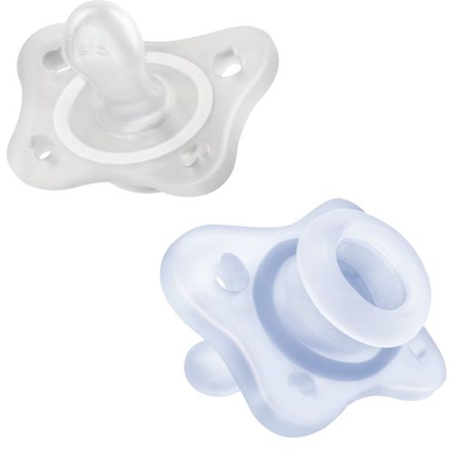 Physio Forma Mini Soft 0-2m chupete Blue/Transparent 2 ud - Chicco - Modalova