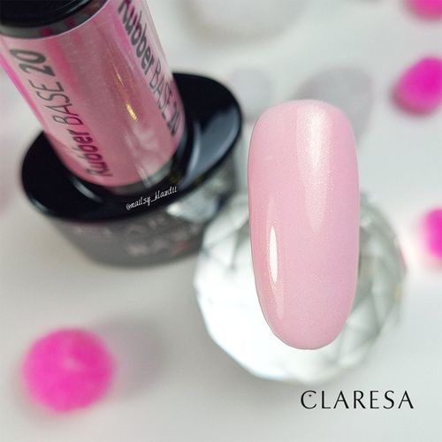 UV/LED Base Rubber prebase y esmalte de acabado para uñas de gel tono 20 5 g - Claresa - Modalova