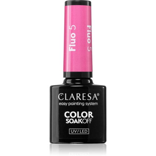 SoakOff UV/LED Color Fluo esmalte de uñas en gel tono 5 5 g - Claresa - Modalova