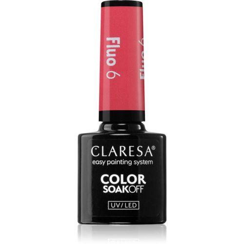 SoakOff UV/LED Color Fluo esmalte de uñas en gel tono 6 5 g - Claresa - Modalova