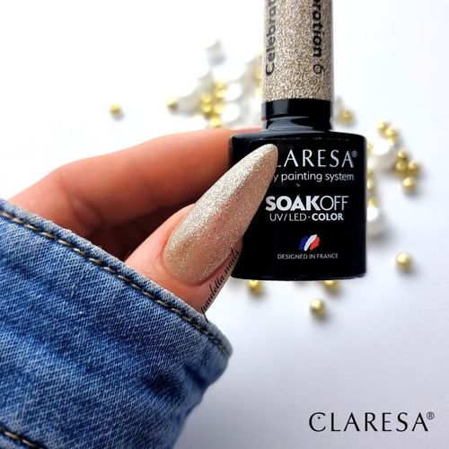 SoakOff UV/LED Color Celebration esmalte de uñas en gel tono 6 5 g - Claresa - Modalova
