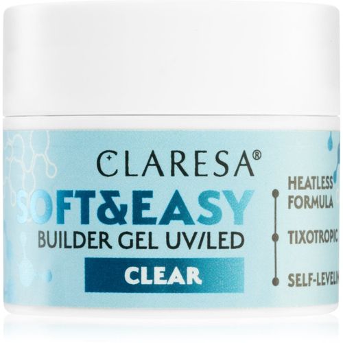 Soft&Easy Builder Gel capa base de gel para uñas tono Clear 12 g - Claresa - Modalova