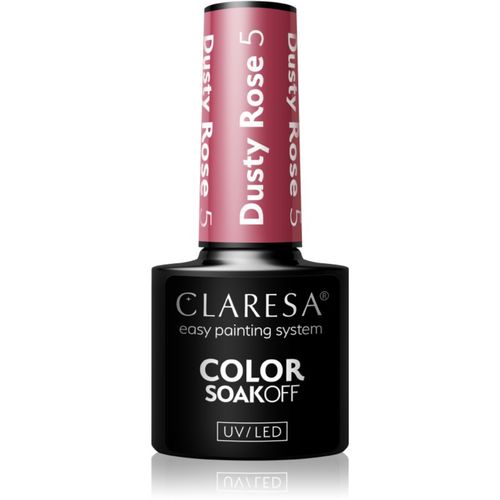 SoakOff UV/LED Color Dusty Rose esmalte de uñas en gel tono 5 5 g - Claresa - Modalova