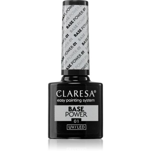 UV/LED Base Power prebase y esmalte de acabado para uñas de gel tono 01 5 g - Claresa - Modalova