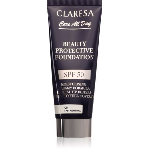 Care All Day Beauty Protective Foundation maquillaje protector SPF 50 tono 0N Fair Neutral 30 ml - Claresa - Modalova