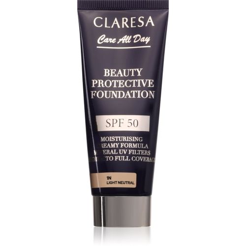 Care All Day Beauty Protective Foundation maquillaje protector SPF 50 tono 1N Light Neutral 30 ml - Claresa - Modalova