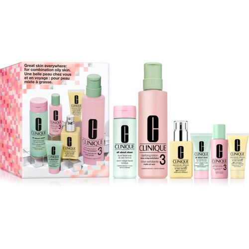 Holiday 3-Step Skincare Set For Oily Skin lote de regalo para pieles grasas - Clinique - Modalova