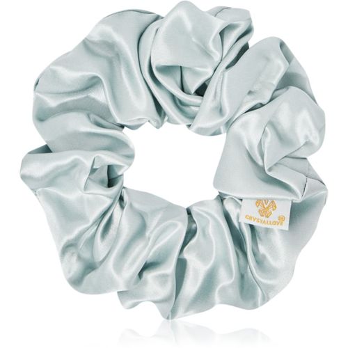 Mulberry Silk Scrunchie silk scrunchie Amazonite 1 pc - Crystallove - Modalova