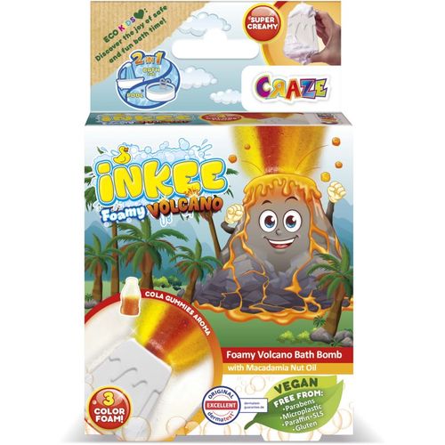 INKEE Foamy Volcano bomba de baño para niños 1 ud - Craze - Modalova