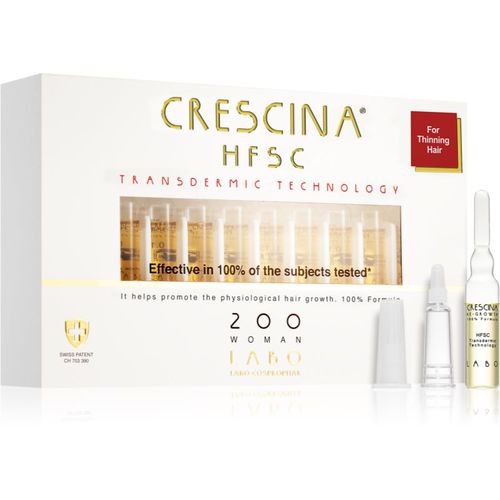 Transdermic 200 Re-Growth trattamento per la crescita dei capelli da donna 20x3,5 ml - Crescina - Modalova